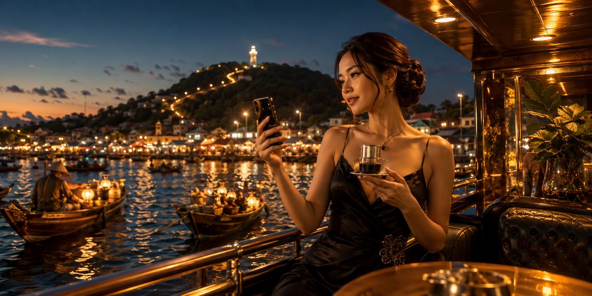 Khung cảnh sôi động của sảnh cá cược casino trực tuyến Việt Nam về đêm